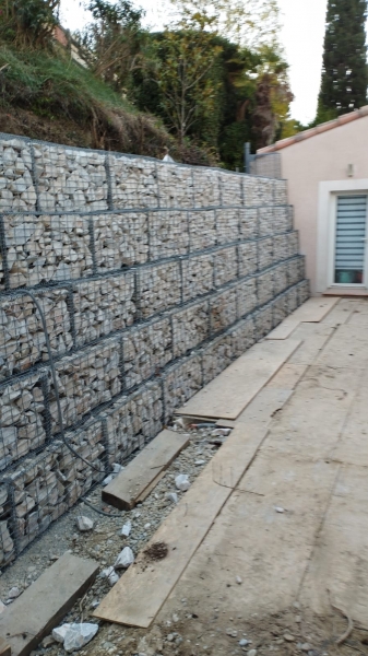 Mur de soutènement Gabion 