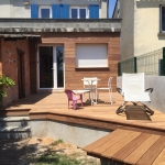 Aménagement d'une terrasse existante  bois 